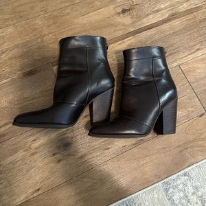 Dark brown ankle boots